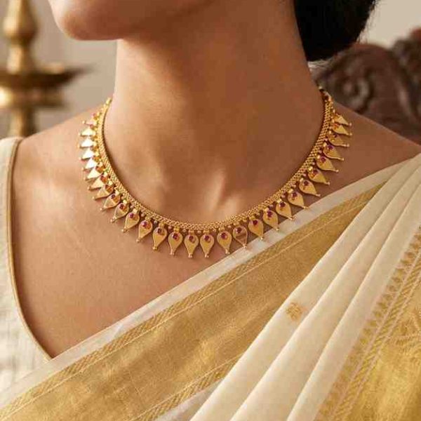 Kerala Traditional Thalikoottam Necklace