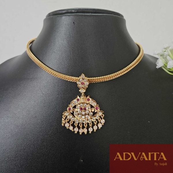 Goddess Lakshmi Attigai Necklace