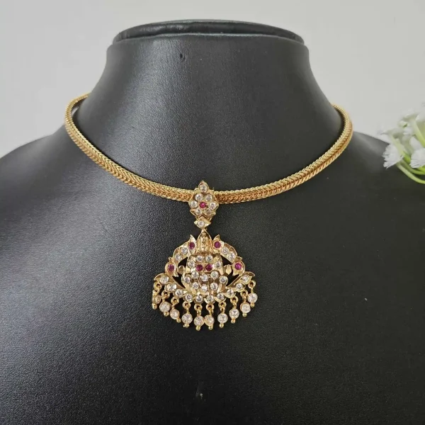 Goddess Lakshmi Attigai Necklace