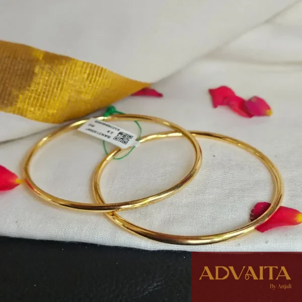 Plain Pipe Bangles [ pair of 2 ]