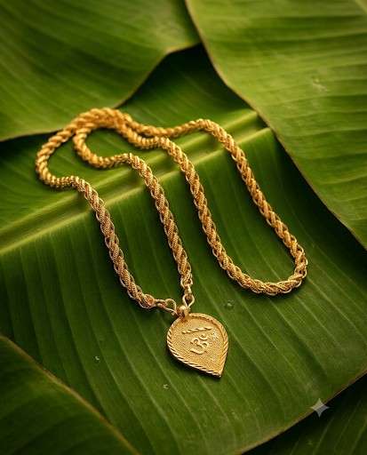 Lotus Chain With Thali